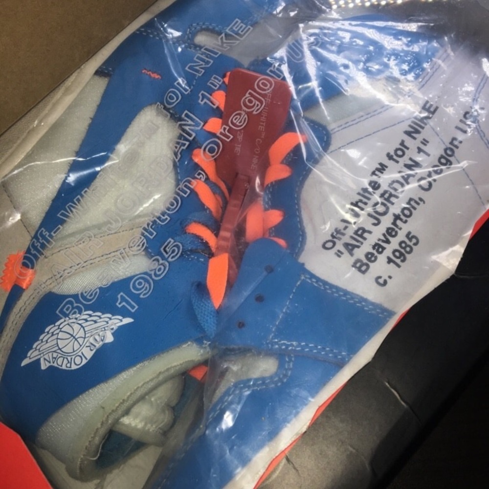 SOLD Air Jordan 1 x Off-White Nrg Blue